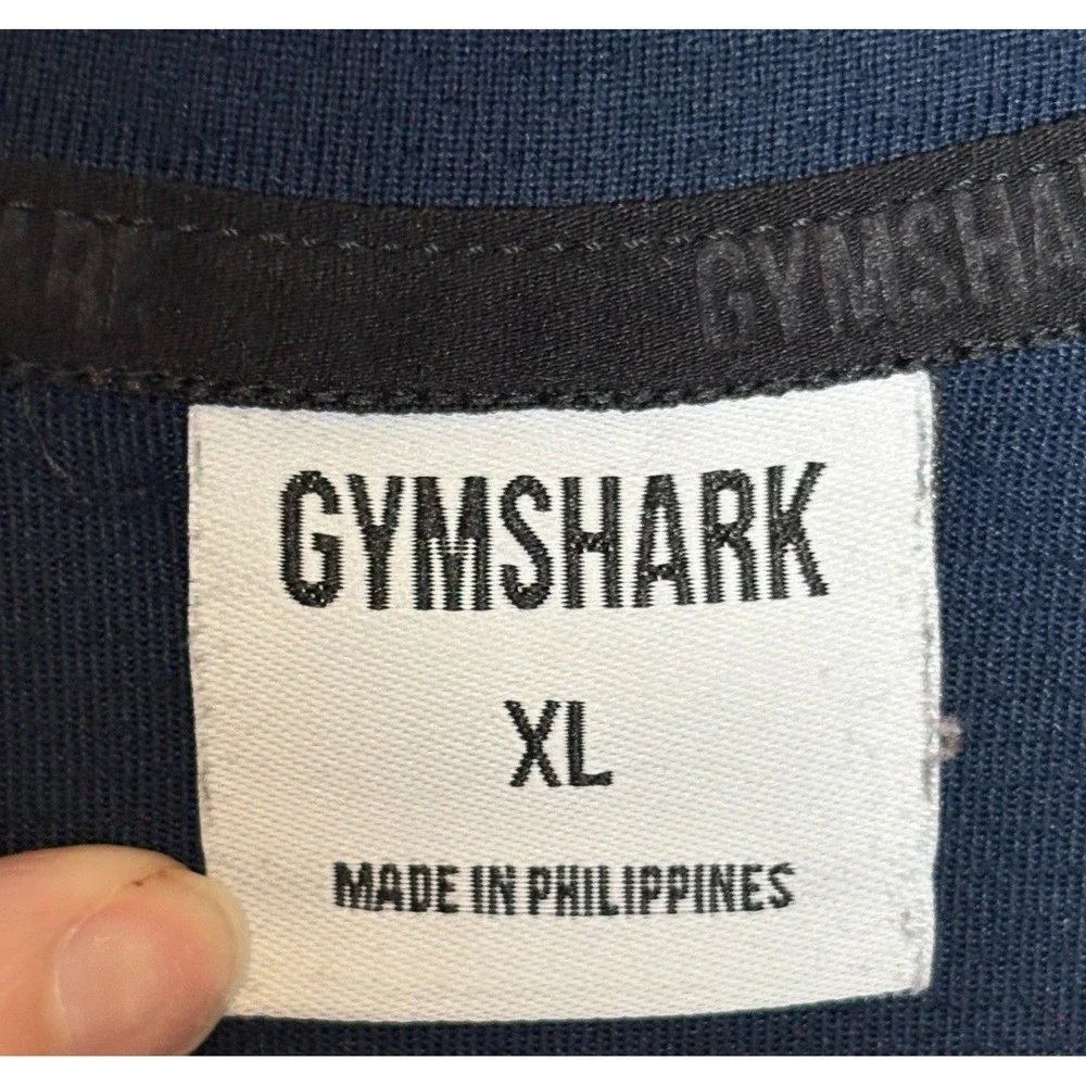 Gymshark Men's Size XL Arrival Navy Blue Short Sleeve Performance Gym T Shirt